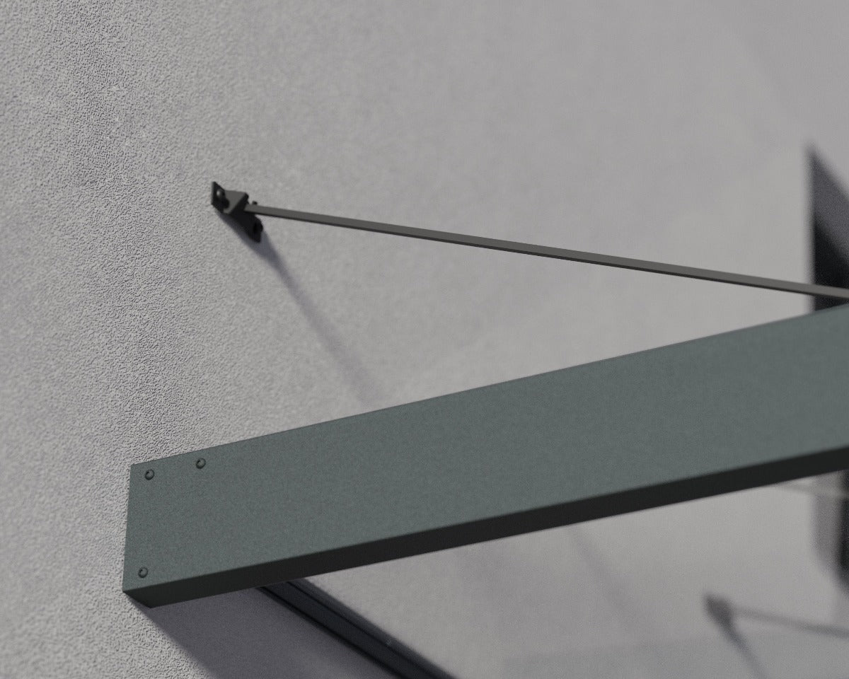 Sophia™ XL 3000 Door Awning 55" x 113" Clear Panels | Palram-Canopia