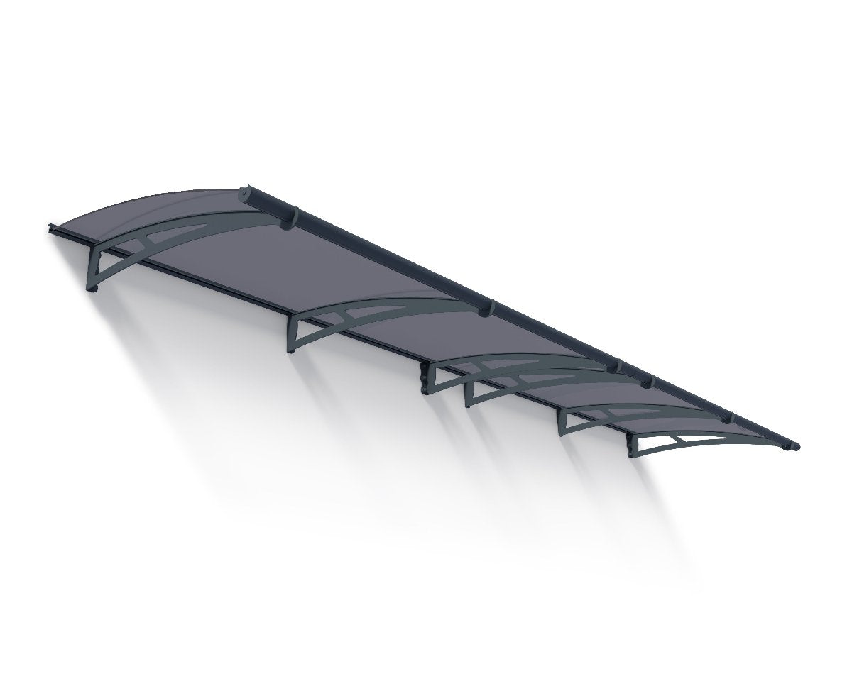 Aquila 4100 Door Awning 36" x 162" Solar Grey Panels