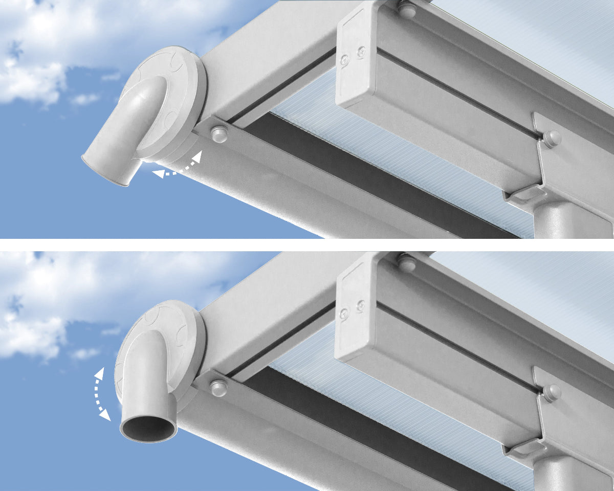 Olympia™ Patio Cover Gutter - Awnings-Canada