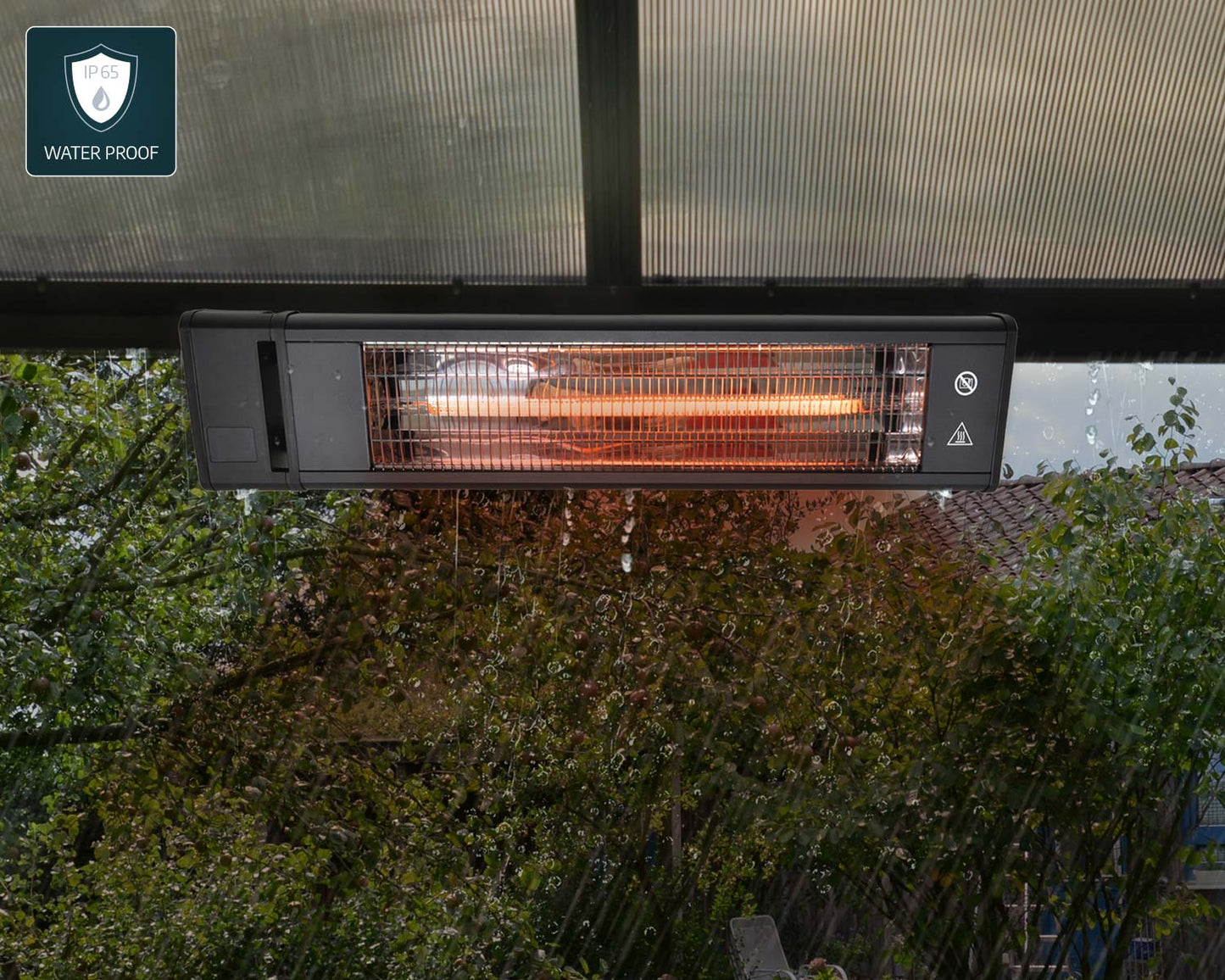 Carbon Fiber IR Outdoor Heater | Palram-Canopia - Awnings-Canada
