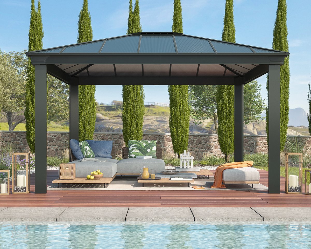 Dallas™ 12 ft. x 14 ft. Garden Gazebo | Palram-Canopia - Awnings-Canada