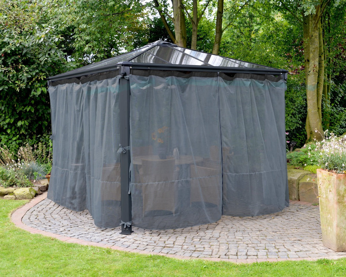 Palermo™ Gazebo Mosquito Netting Set | Palram-Canopia - Awnings-Canada