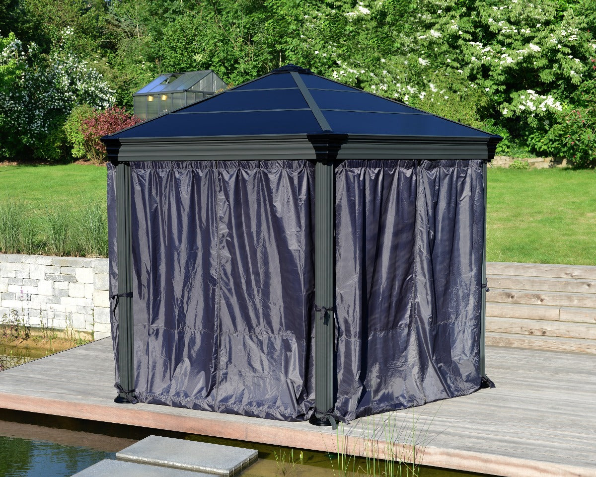 Roma™ Gazebo Curtain Set | Palram-Canopia - Awnings-Canada