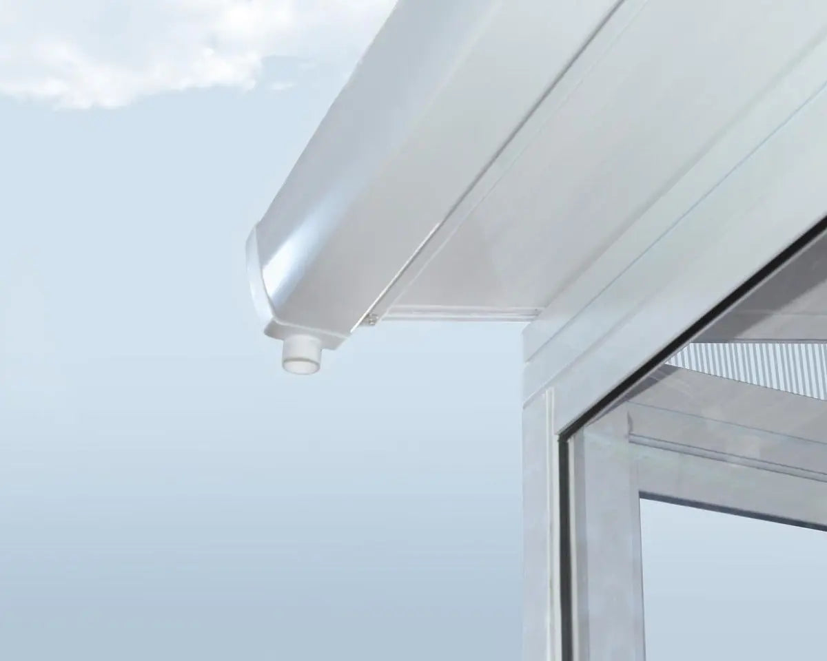 SanRemo 10 ft. x 10 ft. Solarium Patio Enclosure White Frame Translucent Roof | Palram-Canopia Canopia by Palram