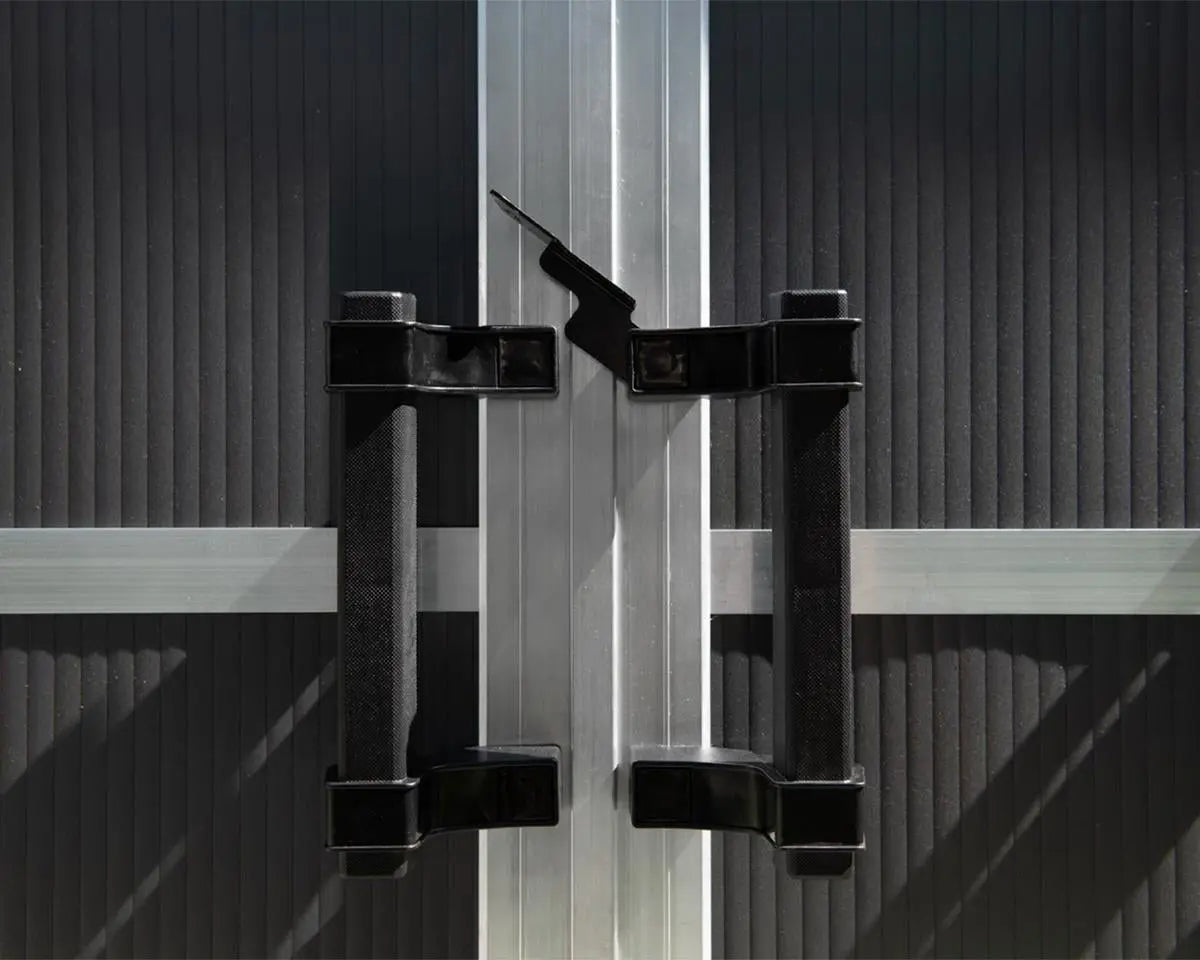 Yukon™ ~11 ft. × 13 ft. Skylight™ Garage Shed in Grey | Palram-Canopia Canopia by Palram