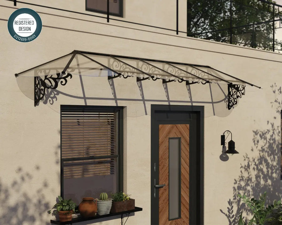 Lily Door Awning 3' x 14' | Palram-Canopia Canopia by Palram