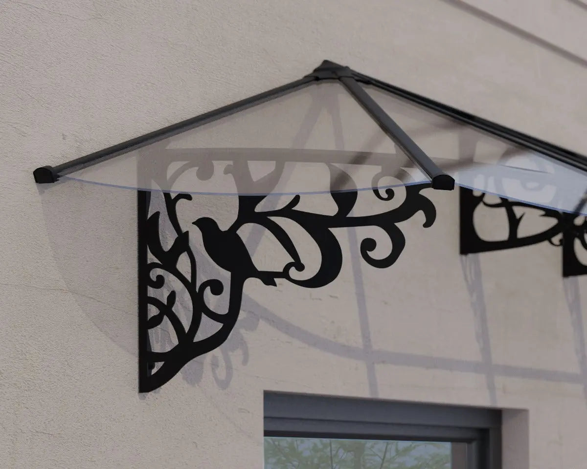Lily Door Awning 3' x 9' | Palram-Canopia Canopia by Palram