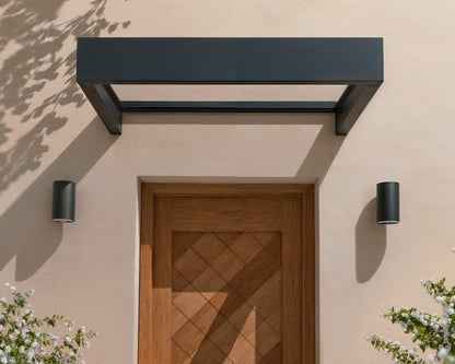 Sophia™ 1200 Door Awning  31" x 47" Clear Panels