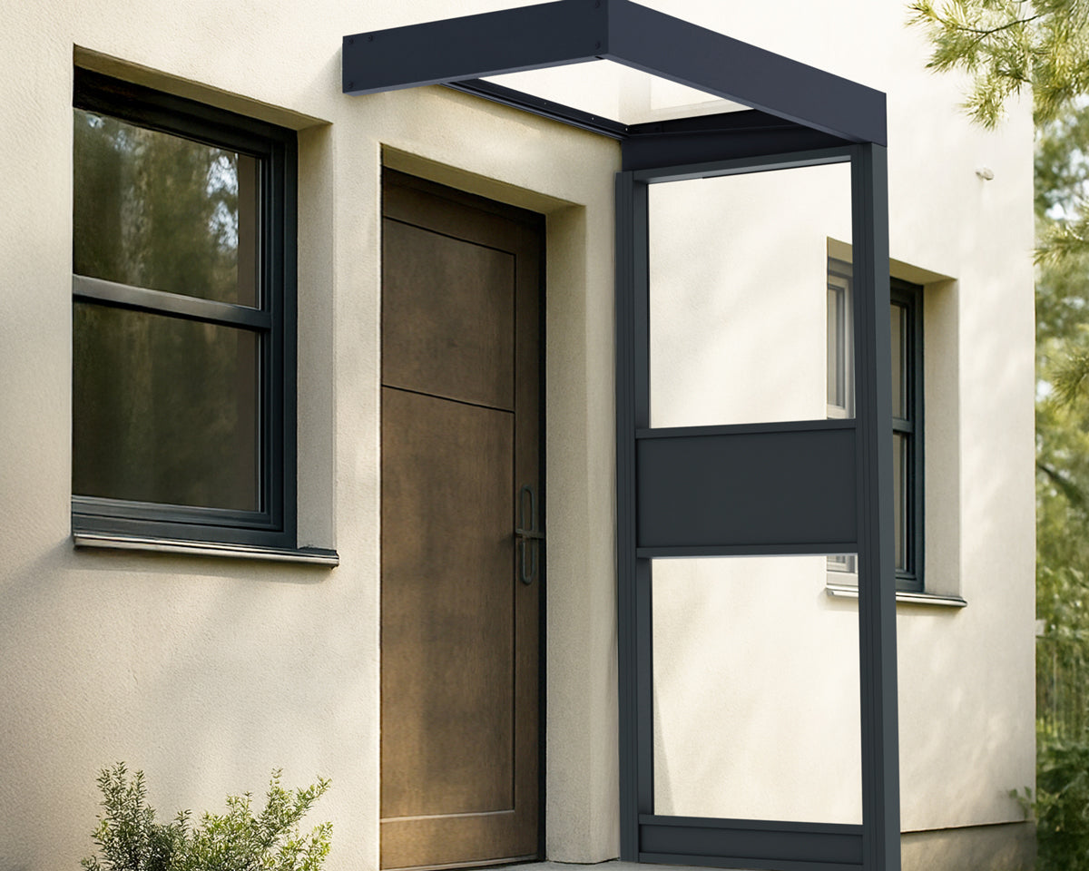 Sophia™ Door Awning Single Side Walls | Palram-Canopia