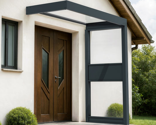 Sophia™ Door Awning Single Side Walls | Palram-Canopia