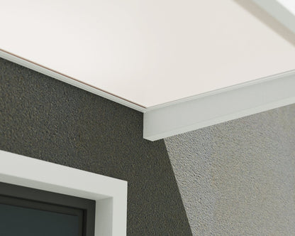 Sophia™ 2150 Door Awning  37" x 85" White Frame & Panels | Palram-Canopia