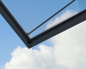Sophia™ XL 4000 Door Awning 55" x 149" Clear Panels | Palram-Canopia