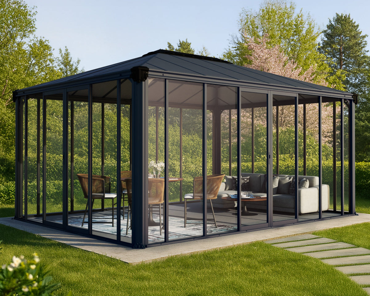 Ledro™ 5000 16 x 12 Enclosed Garden Gazebo | Palram-Canopia