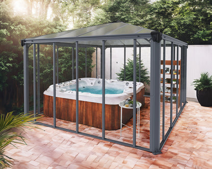 Ledro™ 3600 12 ft. x 12 ft. Enclosed Garden Gazebo | Palram-Canopia