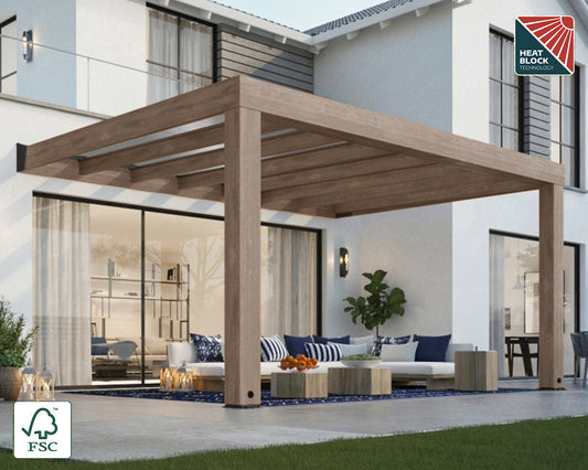Helsinki Patio Cover 9'10" x 15'5" | Palram-Canopia