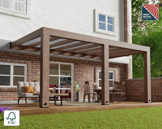 Helsinki Patio Cover 9'10" x 17'7" | Palram-Canopia