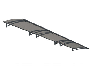 Aquila 4500 Door Awning 36" x 178" Solar Grey Panels | Palram-Canopia - Awnings-Canada
