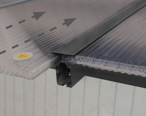 Olympia™ Patio Cover ~10 ft. x 28 ft. Grey Frame Bronze Panels | Palram-Canopia - Awnings-Canada