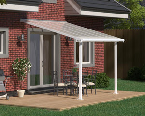 Olympia™ Patio Cover ~10 ft. x 10 ft. White Frame White Panels | Palram-Canopia - Awnings-Canada