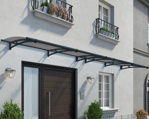Aquila 4100 Door Awning  36" x 162" Solar Grey Panels | Palram-Canopia - Awnings-Canada