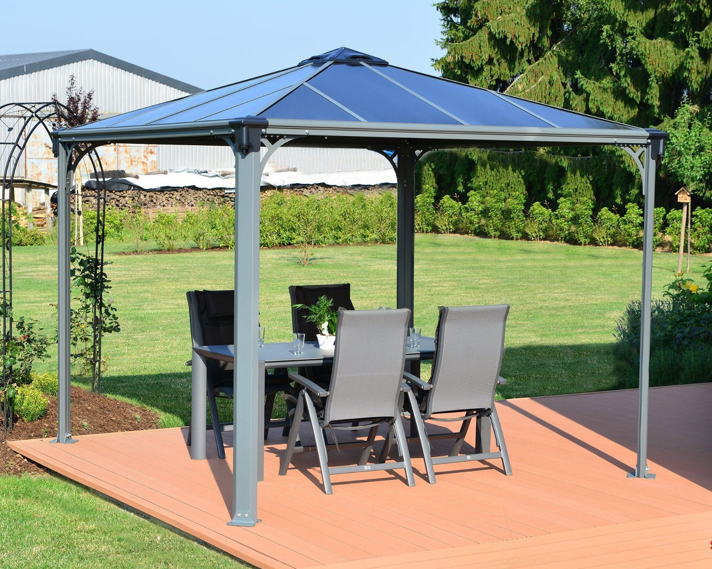 Palermo™ 10 ft. x 10 ft. Gazebo | Palram-Canopia - Awnings-Canada