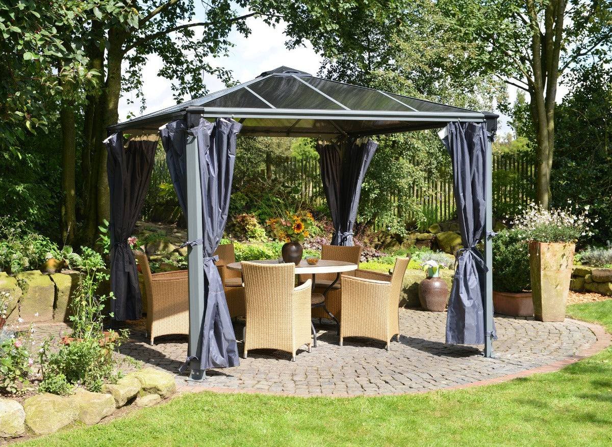 Palermo™ Gazebo Curtain set | Palram-Canopia - Awnings-Canada