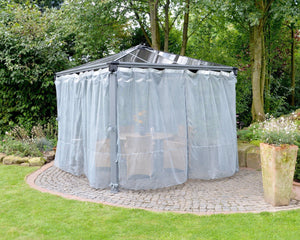 Palermo™ Gazebo Mosquito Netting Set | Palram-Canopia - Awnings-Canada