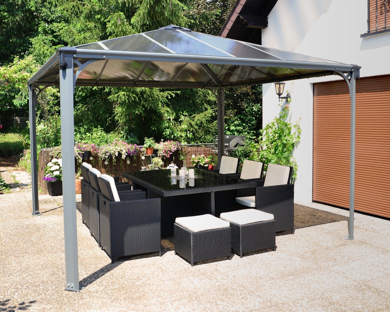 Palermo™ 12 ft. x 12 ft. Gazebo | Palram-Canopia - Awnings-Canada