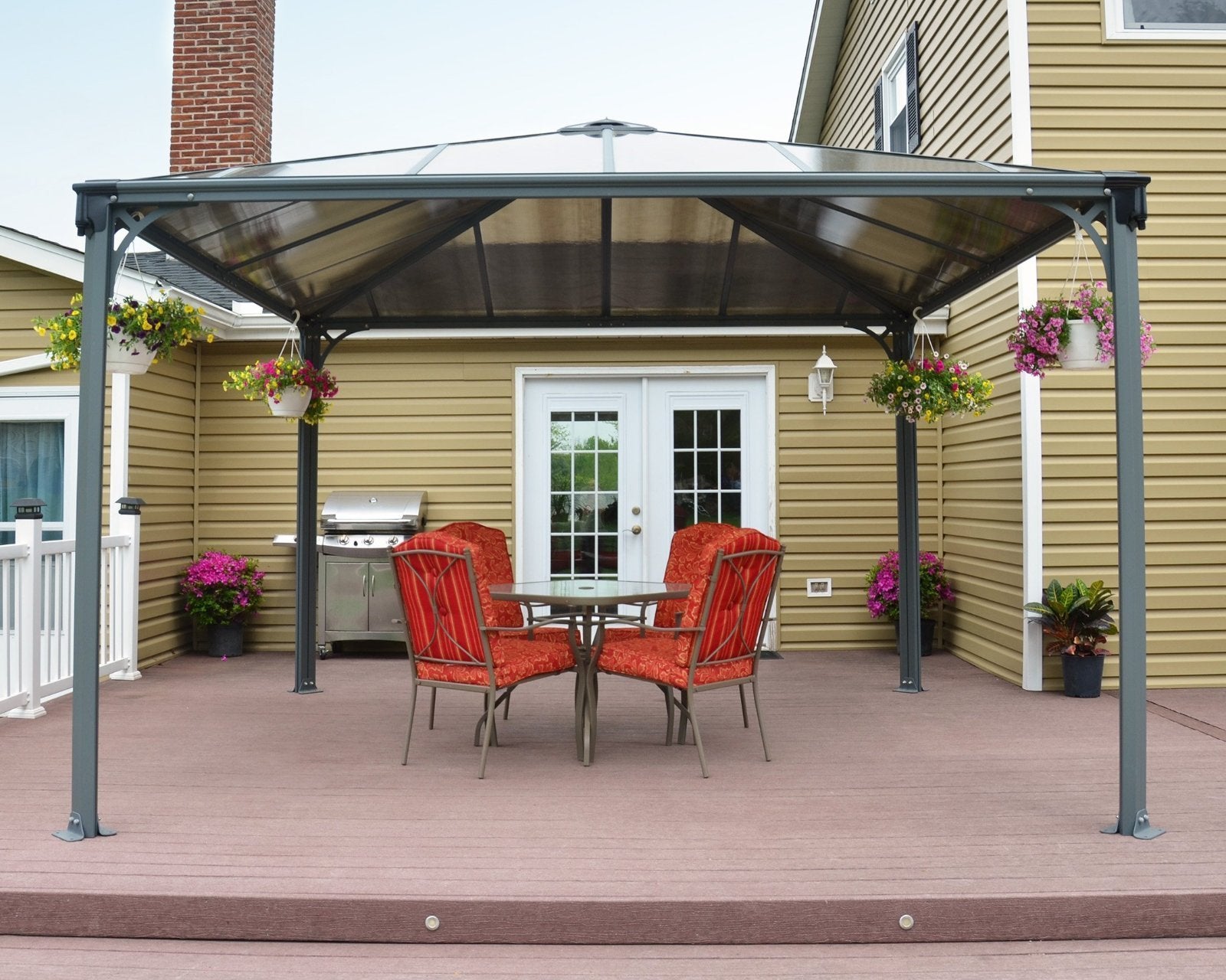 Palermo™ 12 ft. x 12 ft. Gazebo | Palram-Canopia - Awnings-Canada
