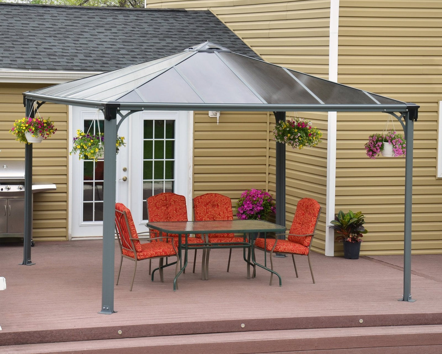 Palermo™ 12 ft. x 12 ft. Gazebo | Palram-Canopia - Awnings-Canada