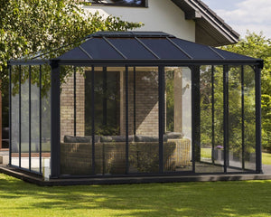 Ledro™ 4300 14 ft. x 10 ft. Enclosed Garden Gazebo | Palram-Canopia - Awnings-Canada