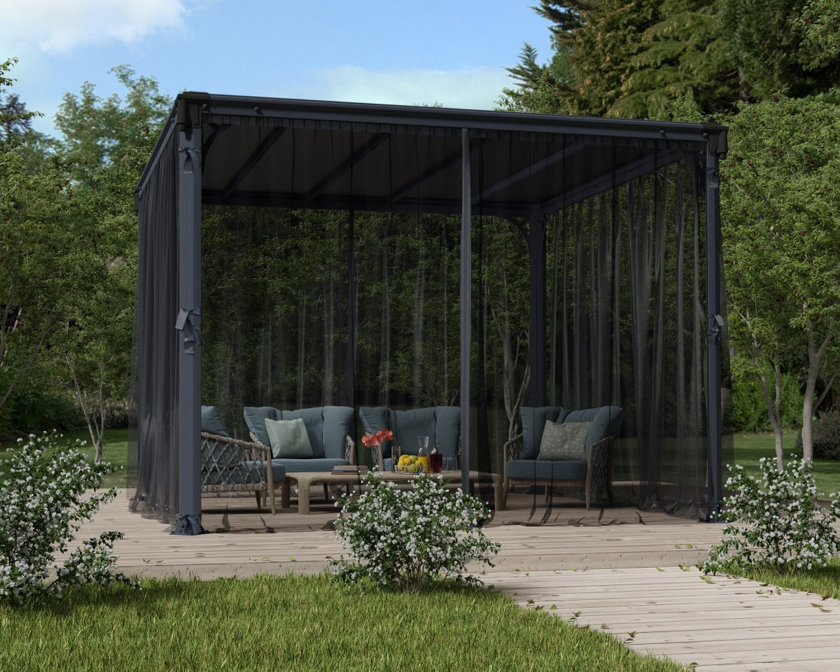 Milano™ Gazebo Mosquito Netting Set | Palram-Canopia - Awnings-Canada