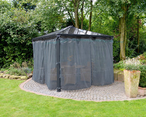 Palermo™ Gazebo Mosquito Netting Set | Palram-Canopia - Awnings-Canada