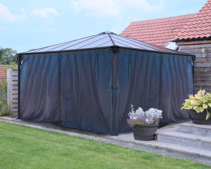 Palermo™ Gazebo Curtain set | Palram-Canopia - Awnings-Canada