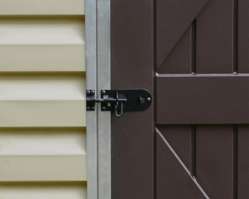 Skylight™ ~6' x 7' 5" Storage Shed Beige Walls Brown Doors | Palram-Canopia - Awnings-Canada