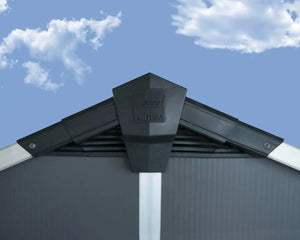 Yukon™ ~11 ft. × 21 ft. Skylight™  Garage Shed in Grey | Palram-Canopia Canopia by Palram